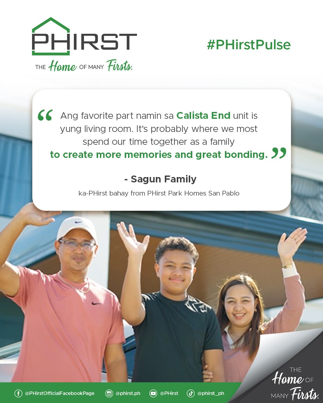 Sagun Family, PHirst Park Homes San Pablo homeowners