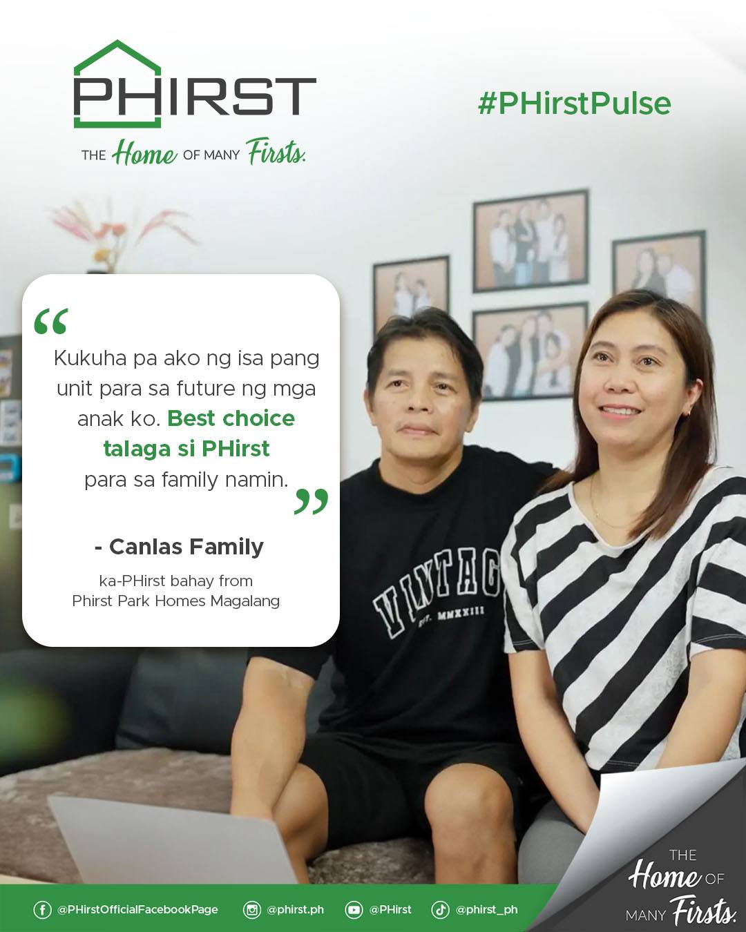 Mrs. Centeno, PHirst Sights Bay homeowner