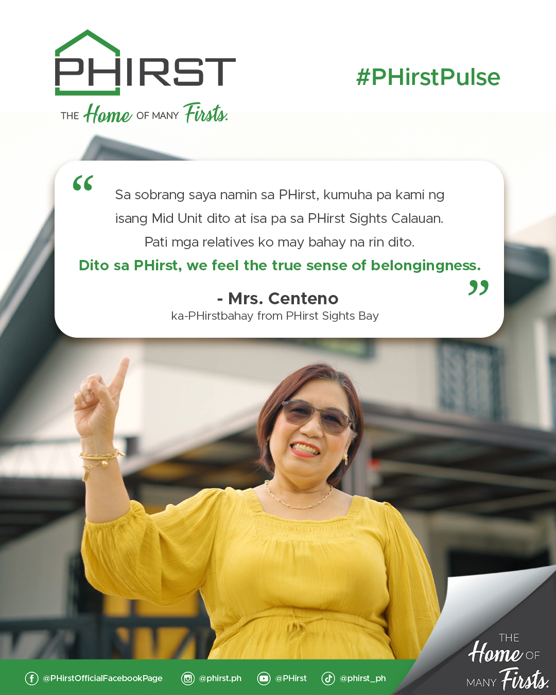 Canlas Family, PHirst Park Homes Magalang homeowners